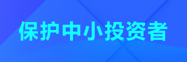 保护中小投资者